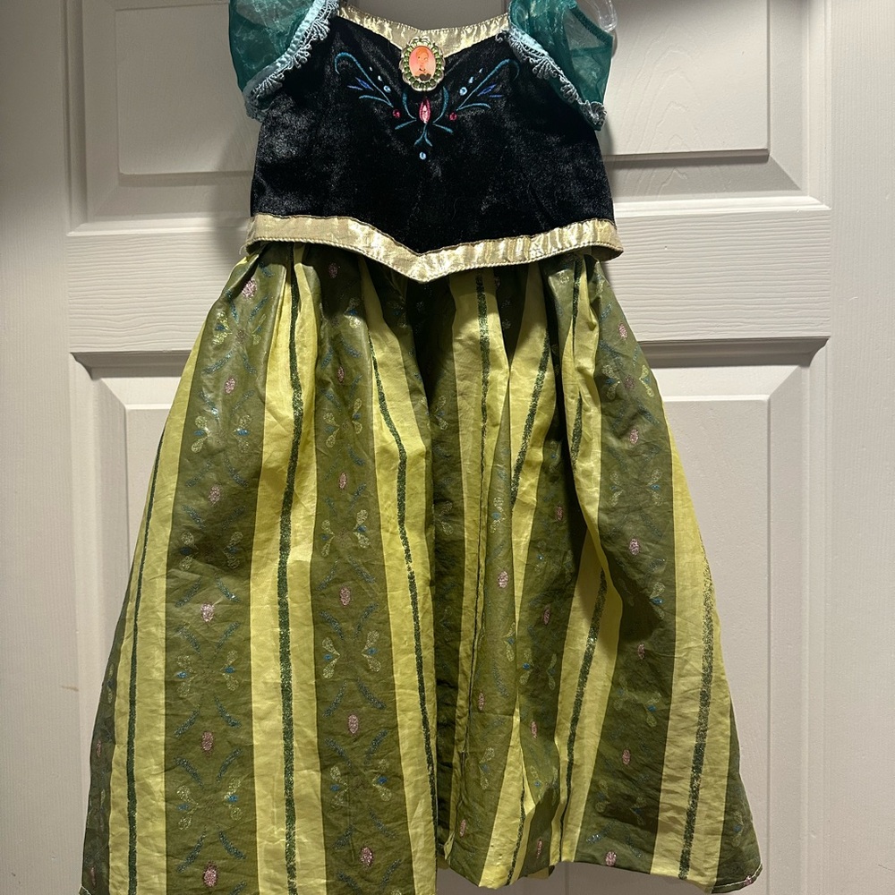 Disney Anna Princess Costume Dress - Black and Green